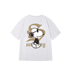 "S = Snoopy" High Graded Odell Fabric Reflective Print Oversized Tee 2775