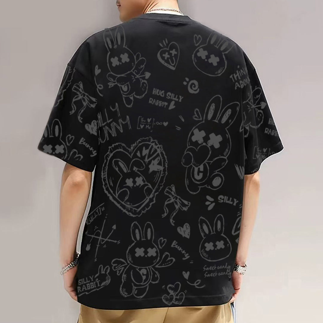 "SILLY BUNNY" Oversized Tee - 3547