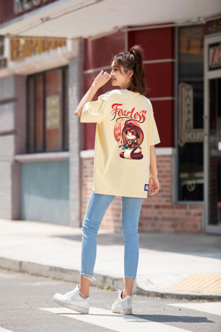 "FEARLESS" Oversized Tee - 2992