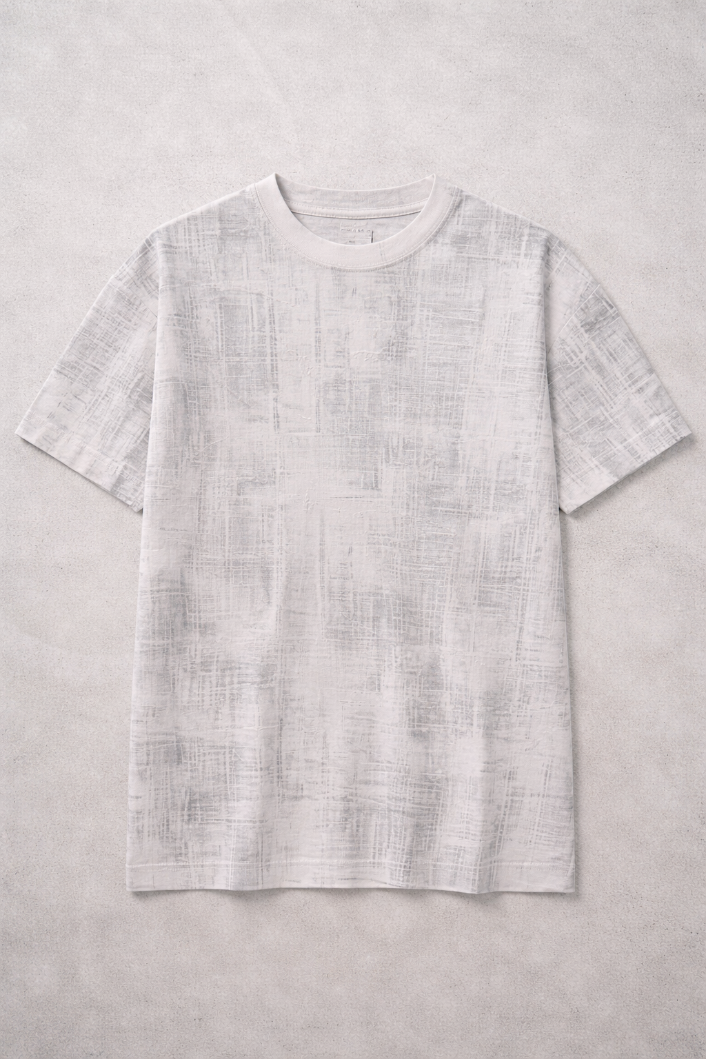 Textured Oversized Tee -3521