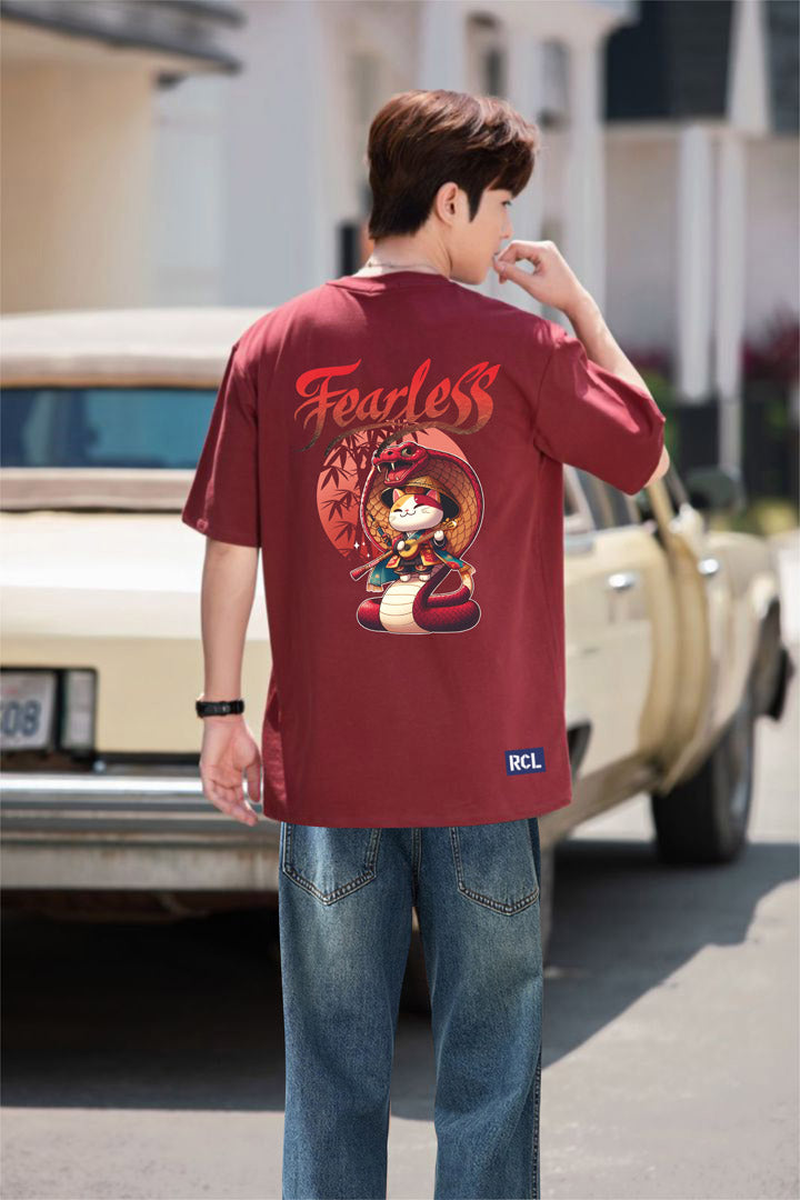 "FEARLESS" Oversized Tee - 2992