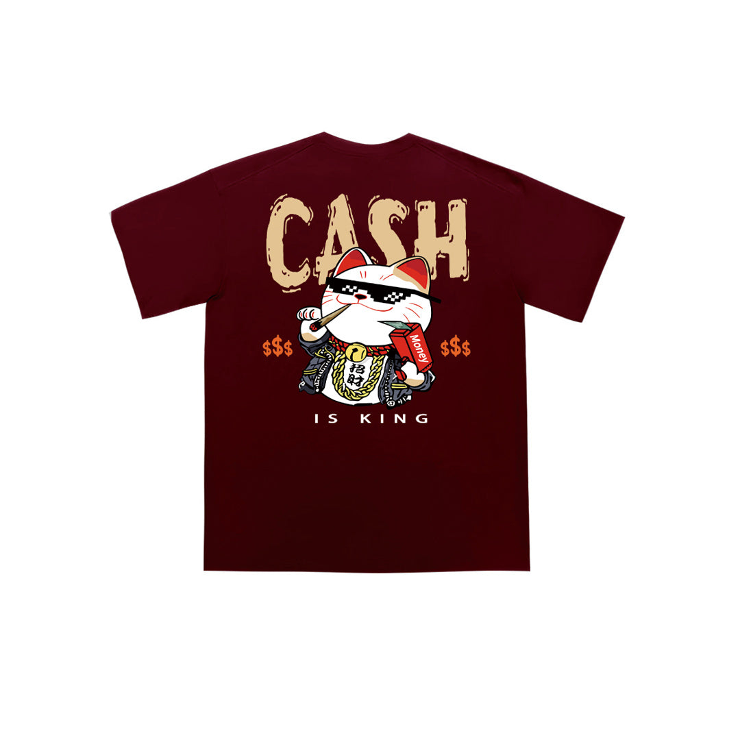 "CASH IS KING" Oversized Tee - 2054