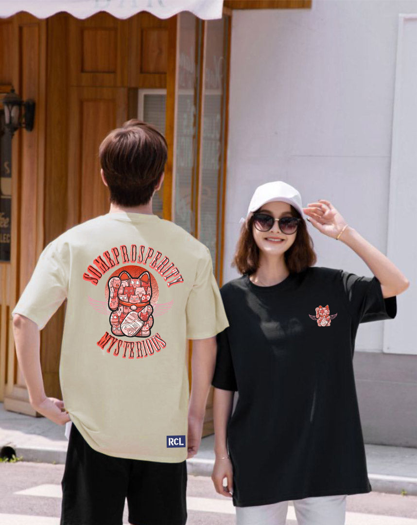 "PAWS OF PROSPERITY" Oversized Tee - 2998