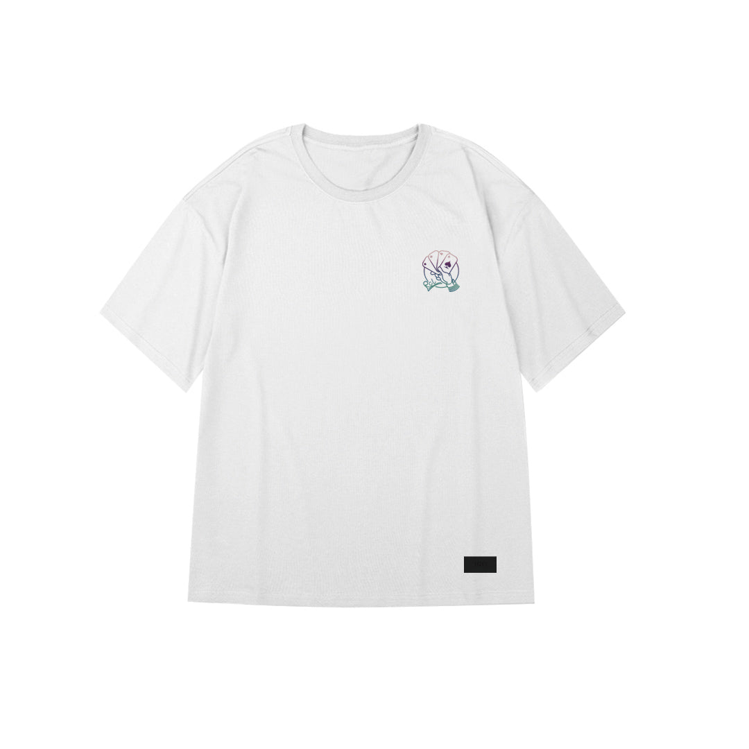 "POKER" Reflective Oversized Tee - 2520