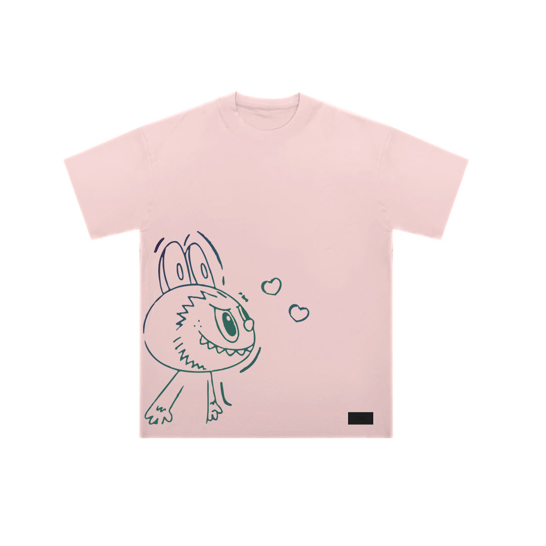 "Hi Labubu" Oversized Unisex Kids T-Shirt 20711