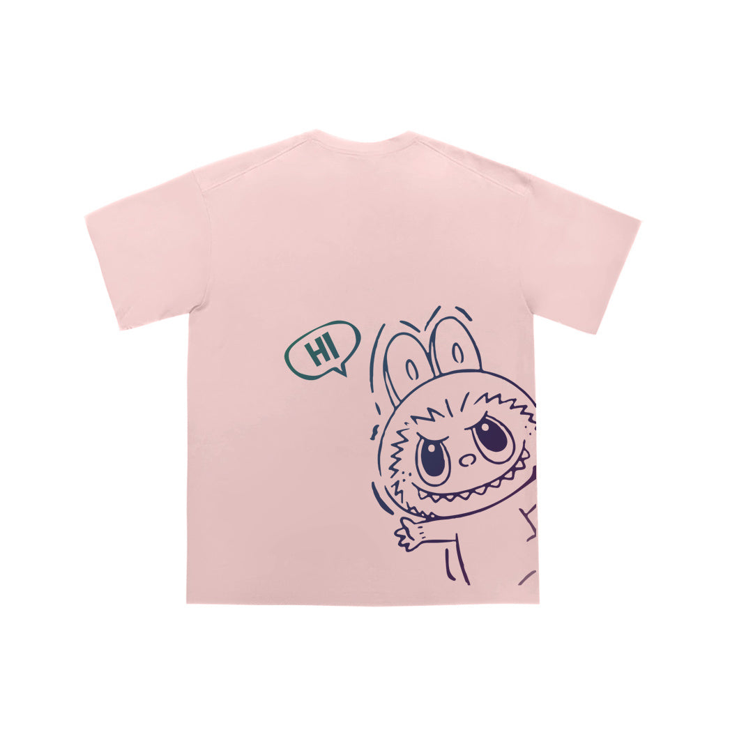 "Hi Labubu" Oversized Unisex Kids T-Shirt 20711