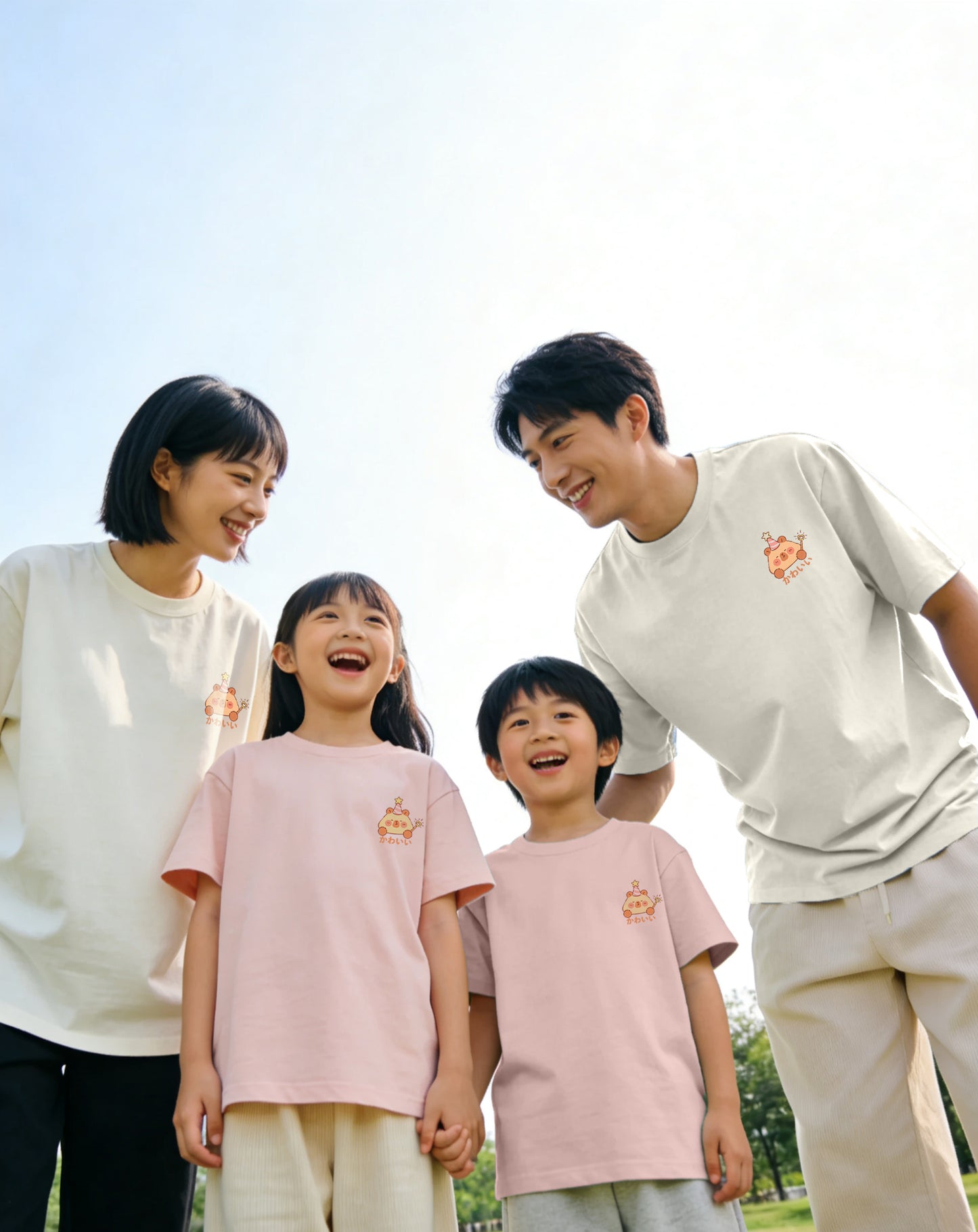 "WOW CAPYBARA" Oversized Unisex Kids T-Shirt - 36731