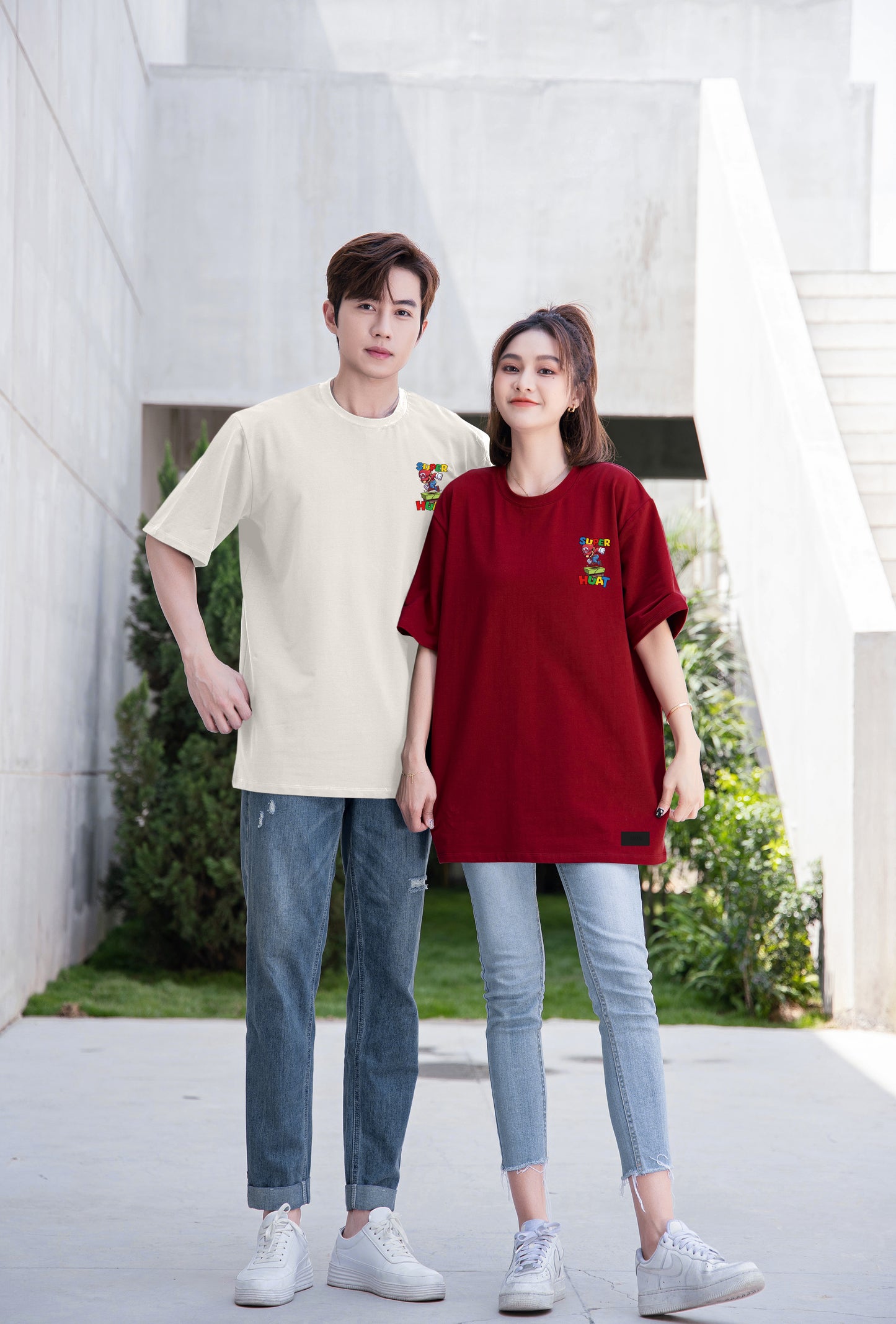 "SUPER HUAT" Oversized Tee - 2959