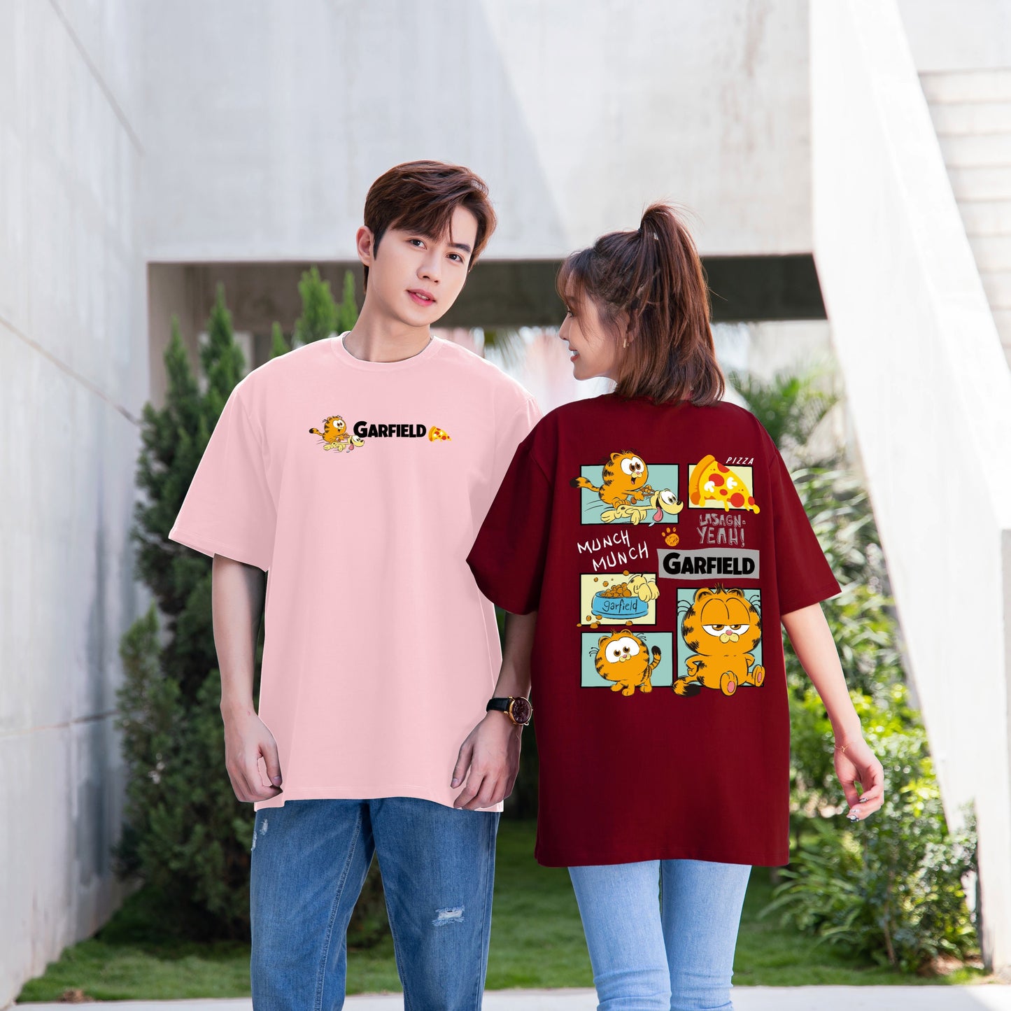 "Garfield comic" Oversized Tee - 2526