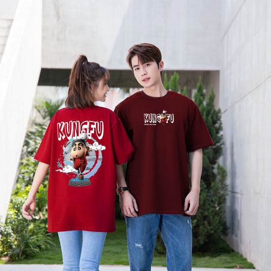 "Kung Fu" Oversized Tee - 2048