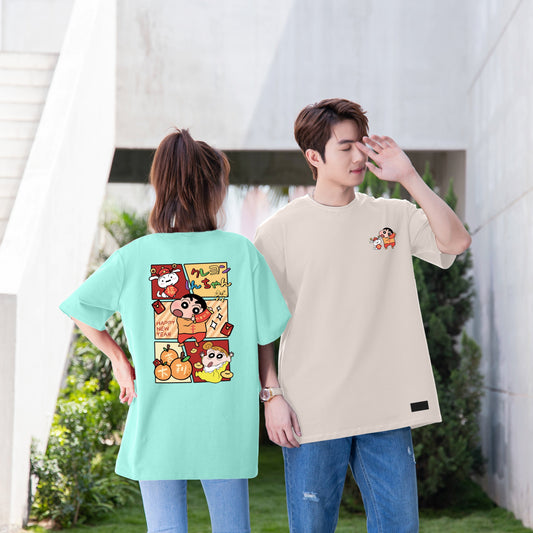 "New Year Shin-Chan" Oversized Tee - 2976