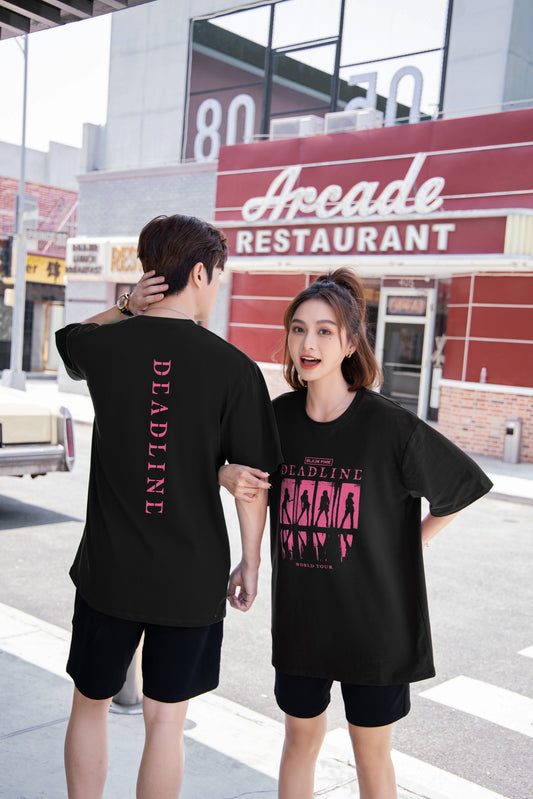 "DEADLINE" Oversized Tee - 3576