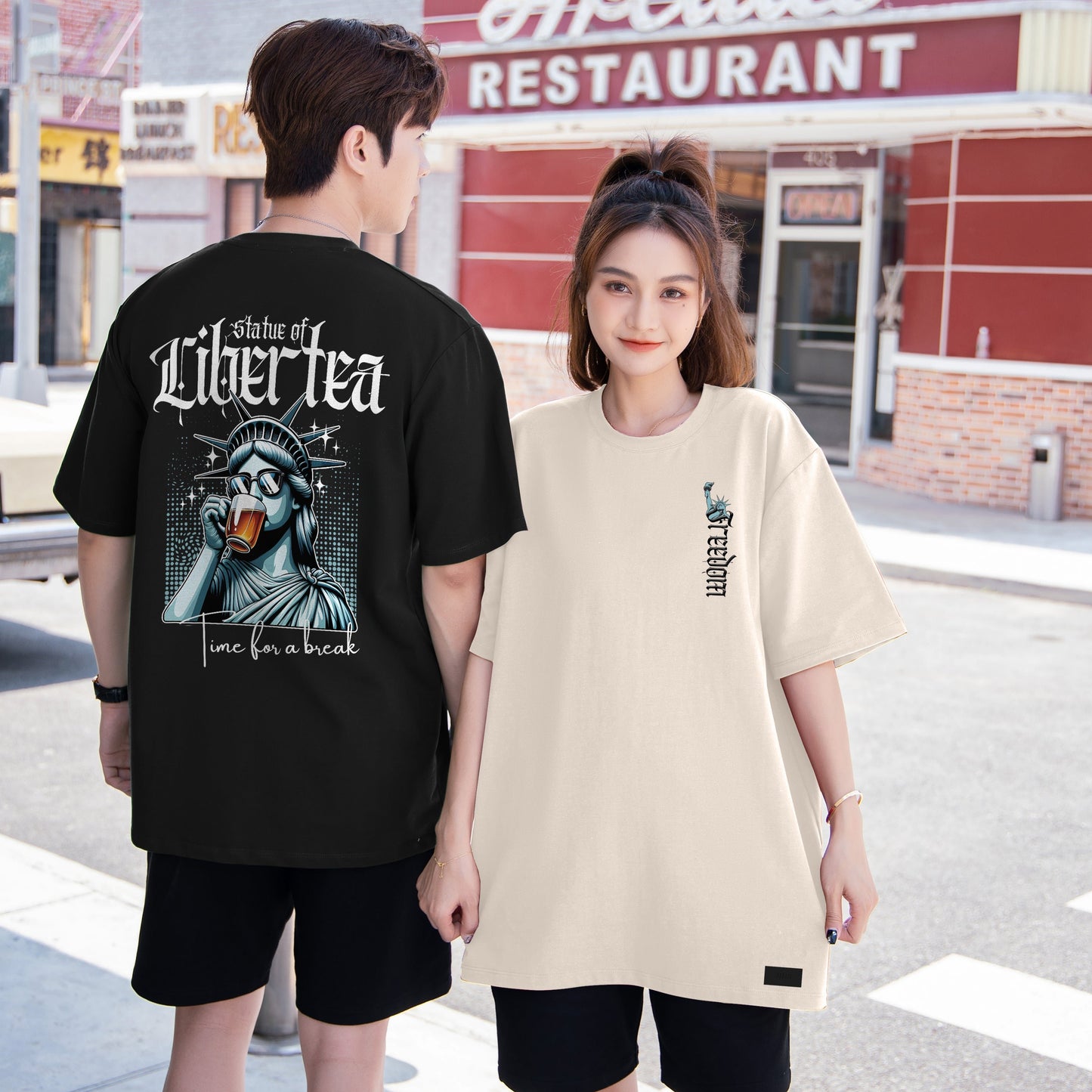 "Liber-Tea" Oversized Tee - 2948