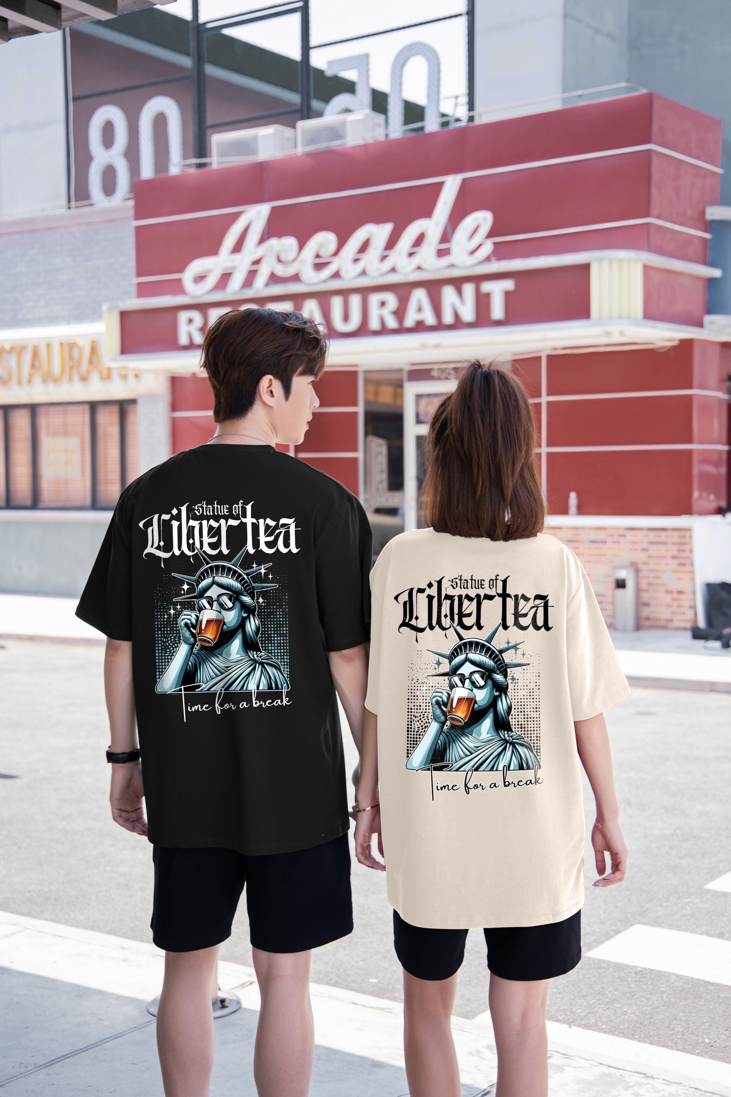 "Liber-Tea" Oversized Tee - 2948