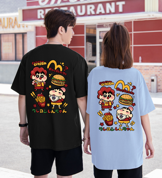 "M-Crayon Shin-chan" Oversized Tee - 2524