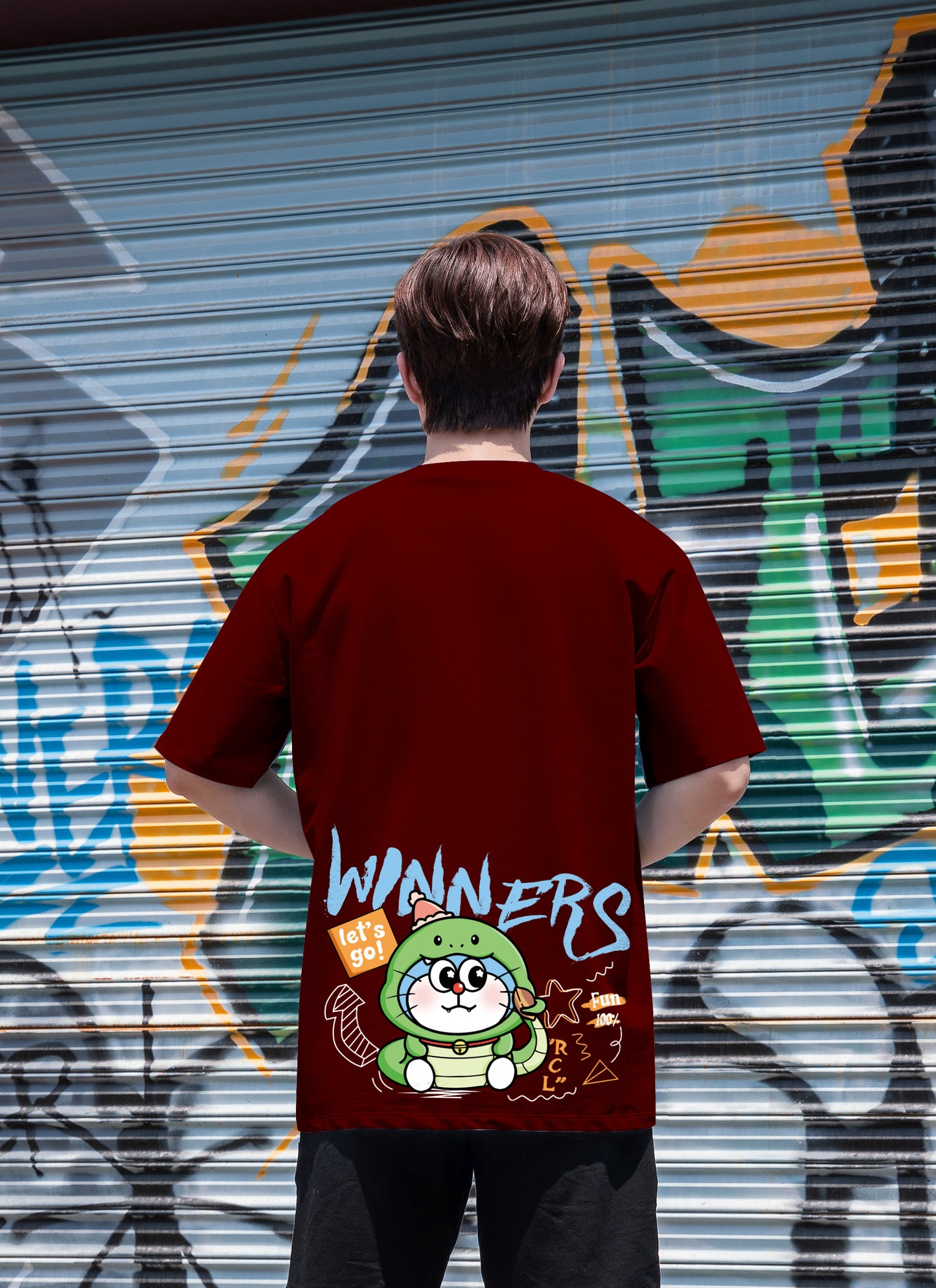 "Winners" Oversized Tee - 2954