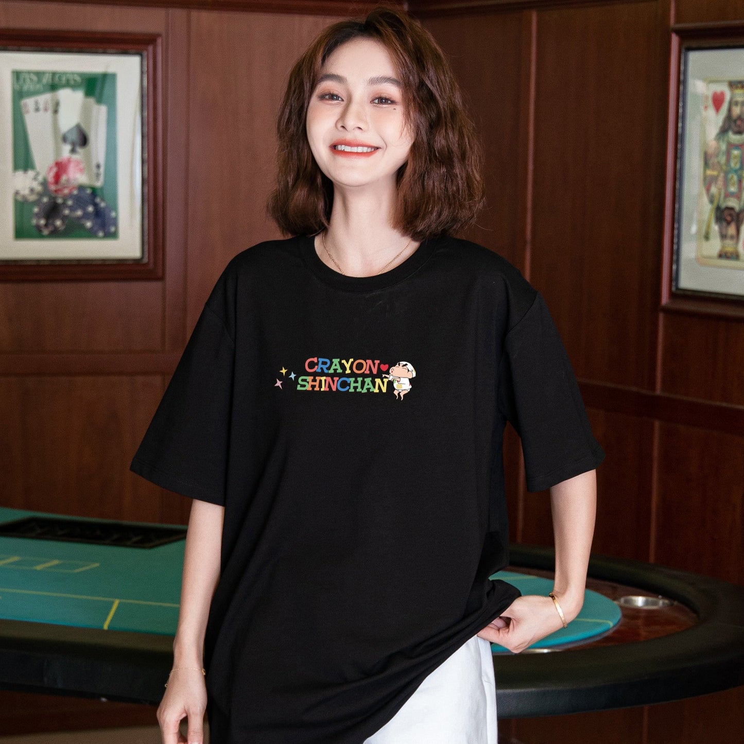 "Crayon Shin-chan" Oversized Tee - 2546