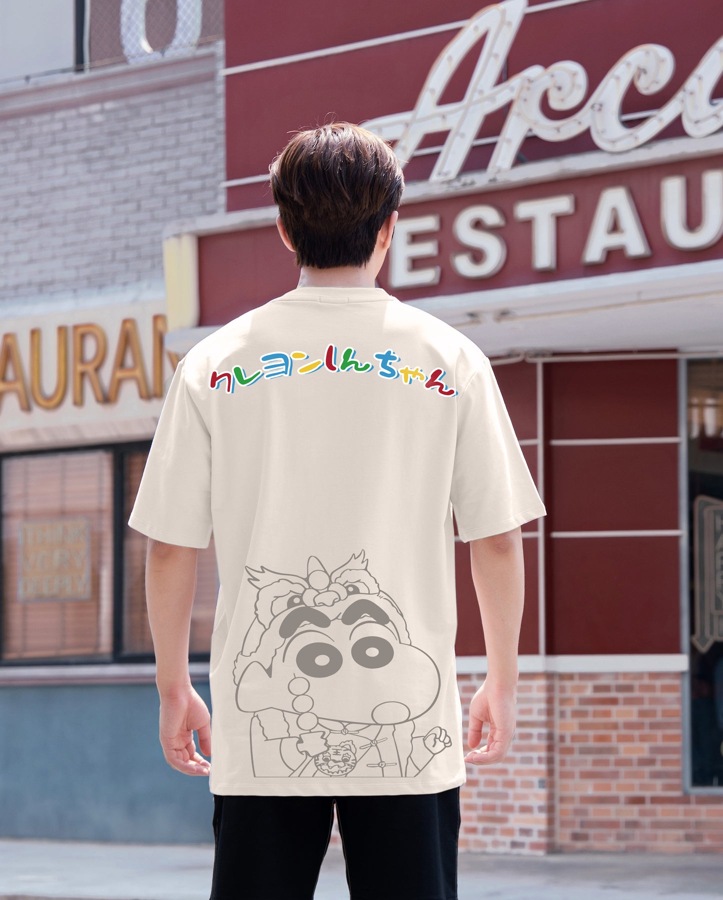 "クレヨンしんちゃん Shin-Chan" Oversized Tee - 2978