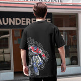 "TRANSFORMERS" High Graded Odell Fabric Oversized Tee 2434