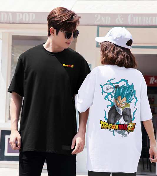 "SUPER Goku" Drop-Shoulder Oversized Tee - 2025