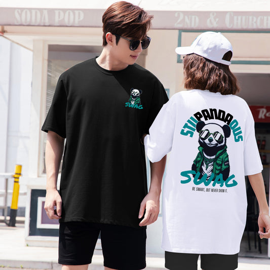 "SWAG  Panda" Oversized Tee 2533