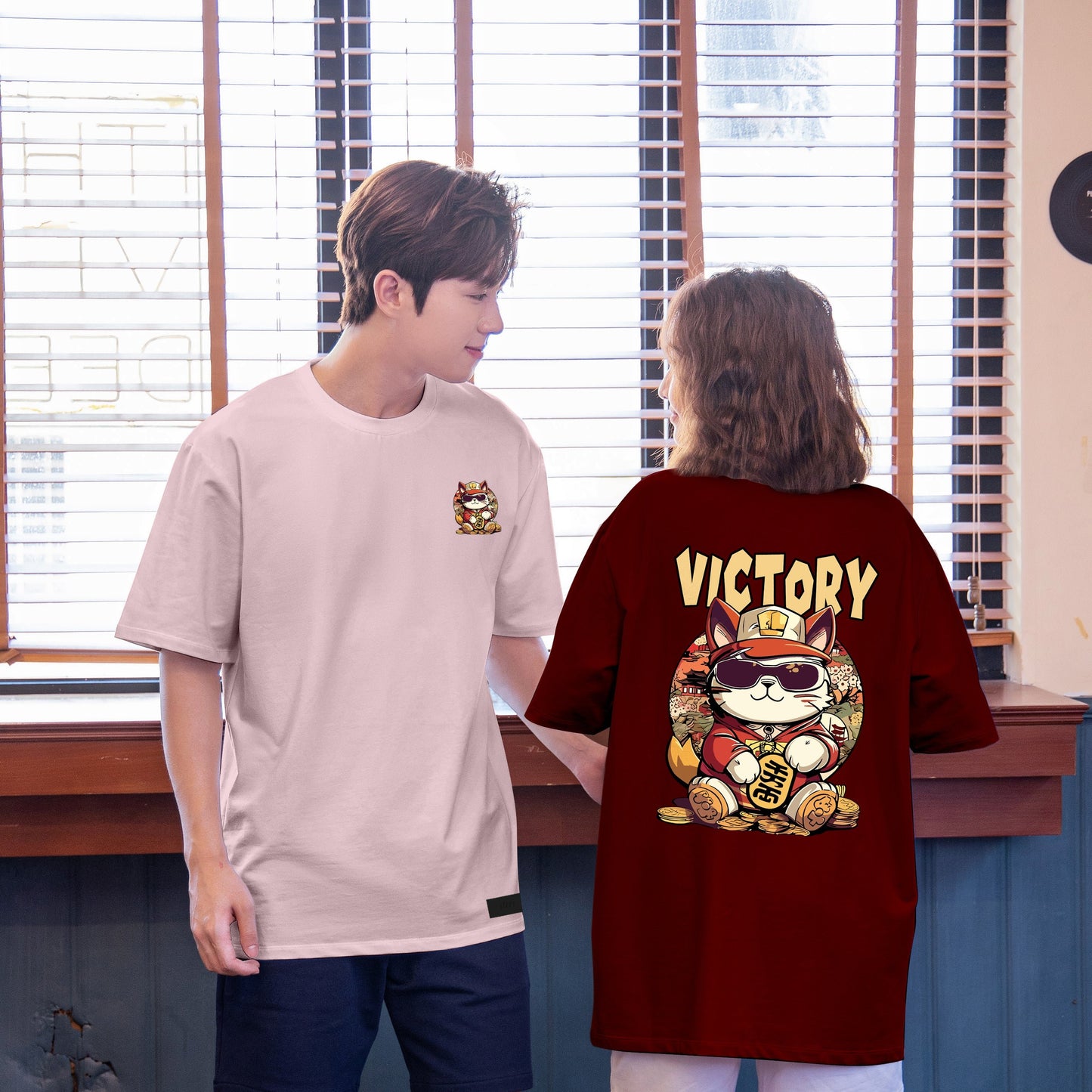 "VICTORY" Oversized Tee - 2965