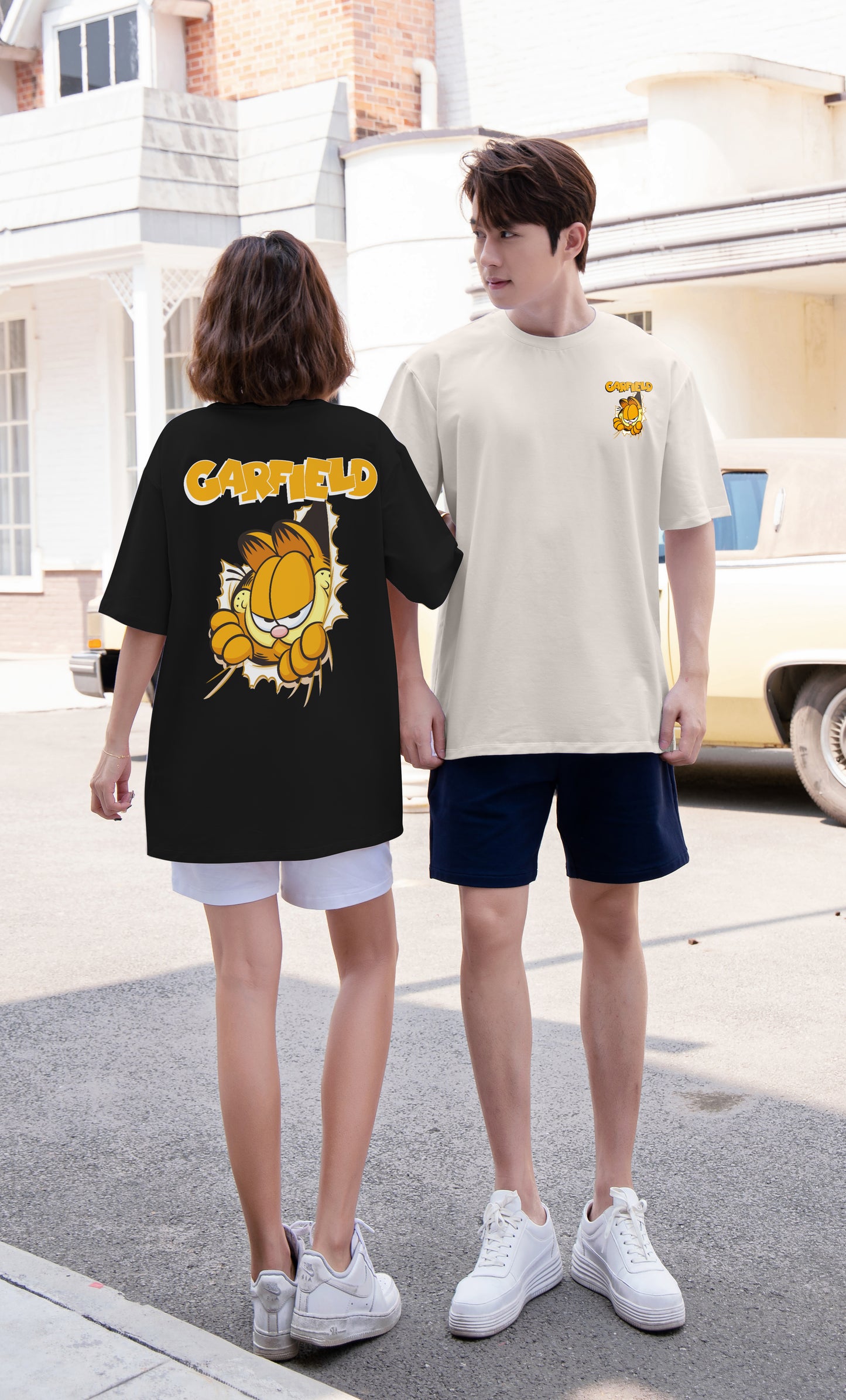 "HELLO Garfield" Oversized Tee - 2557