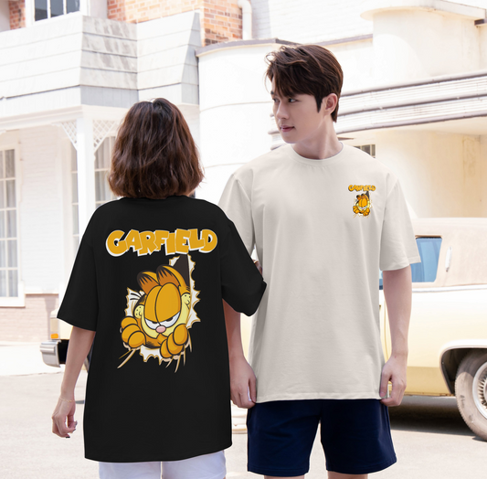 "HELLO Garfield" Oversized Tee - 2557