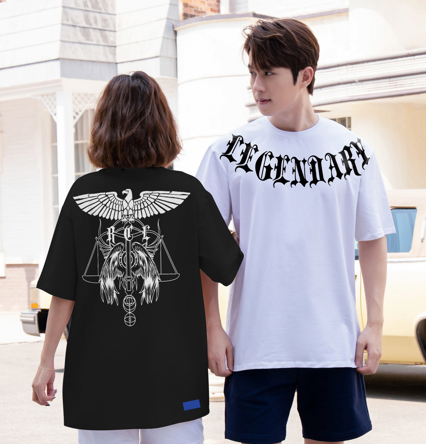 “LEGENDARY”Oversized Tee - 2899