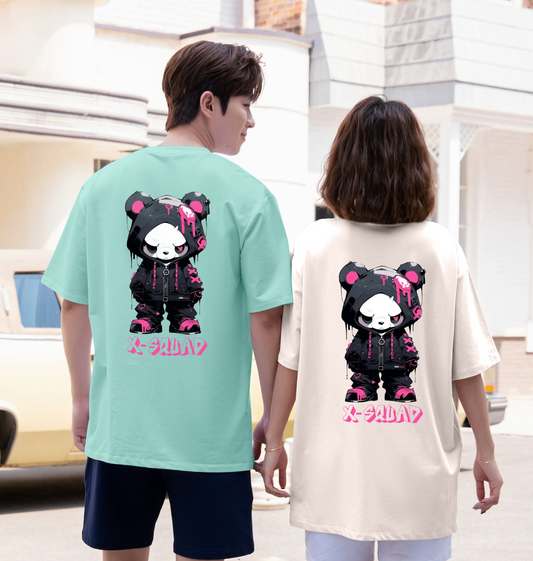 "COOL BEAR" Oversized Tee - 2532