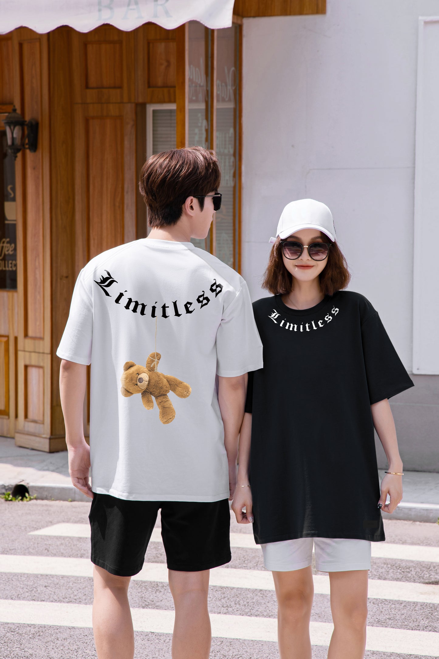 "Limitless" Drop-Shoulder Oversized Tee - 2753