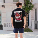 "Killer Shark鲨手" High Graded Odell Fabric Oversized Tee 2497