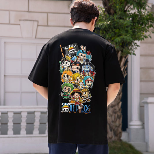 "One Piece Labubu" Oversized Tee - 2072