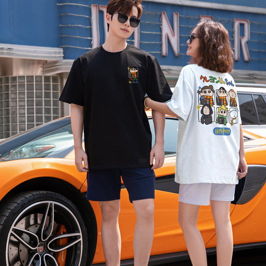 "Harry Potter ShinChan" Oversized Tee - 2051