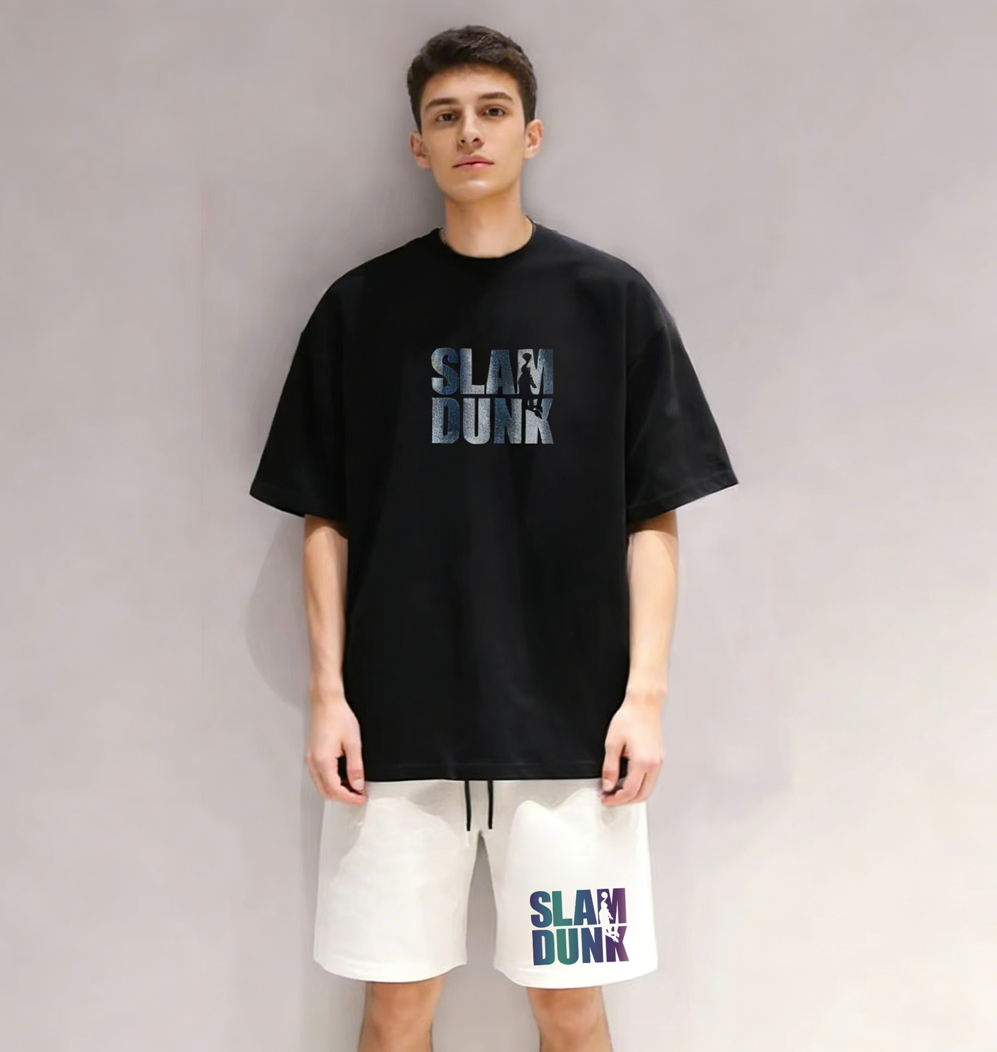 Reflective Print Jogger Shorts 83623