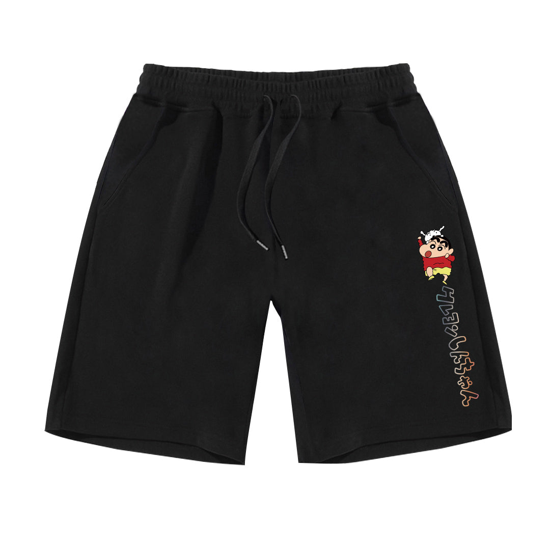 Shin-Chan Digital Print Jogger Shorts 8132