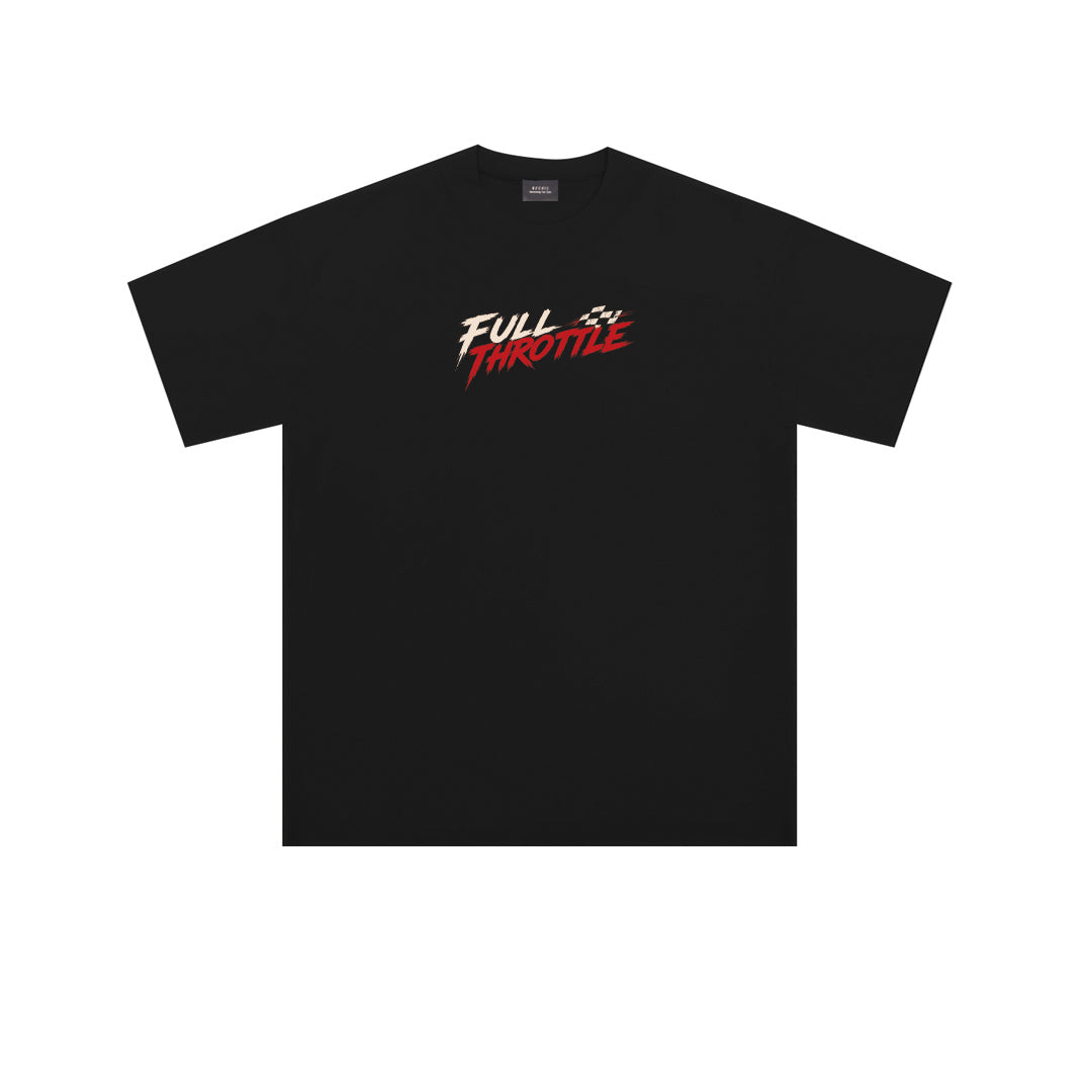 “FULL THROTTLE” Oversized Tee -3908