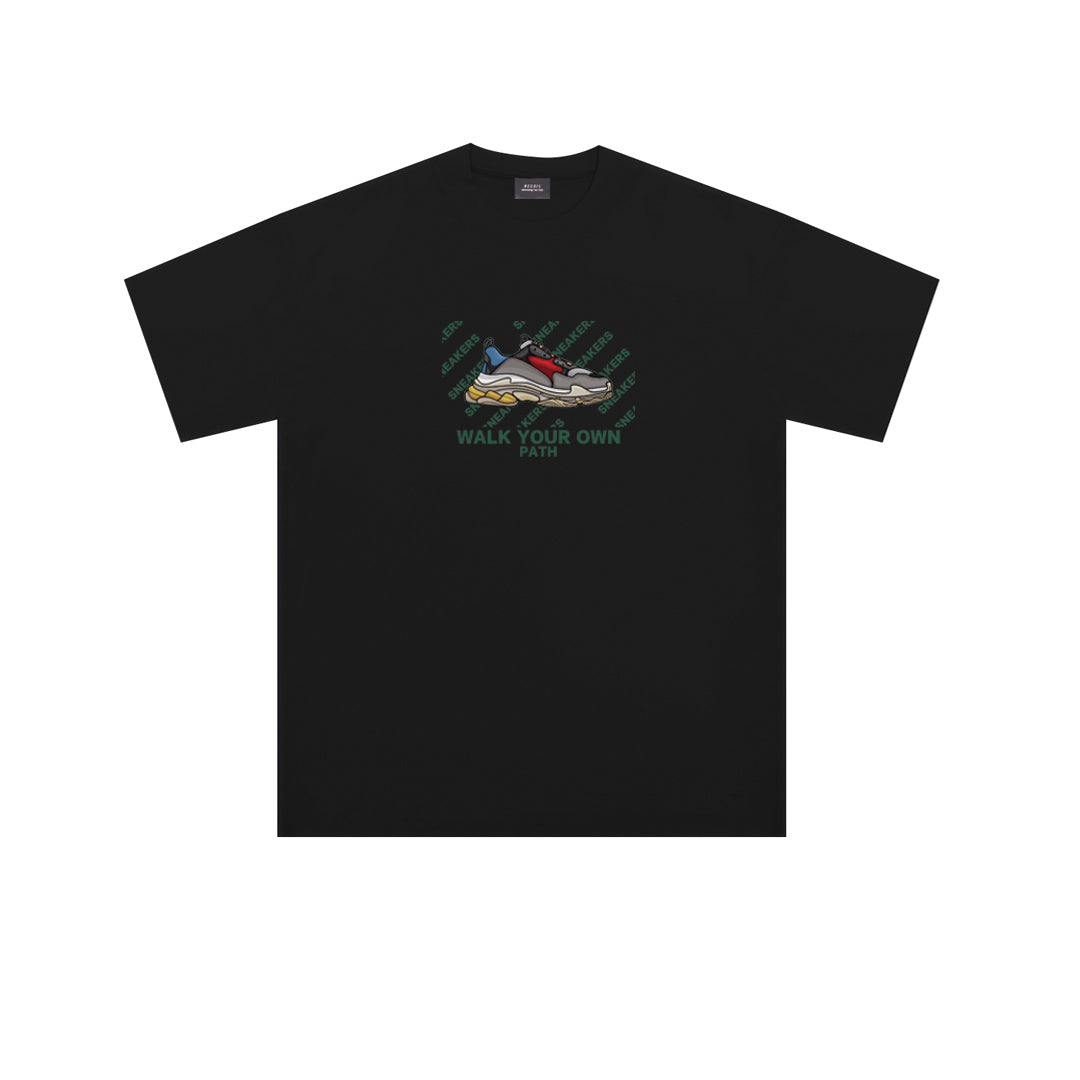 ”SNEAKERS" Oversized Tee -3765