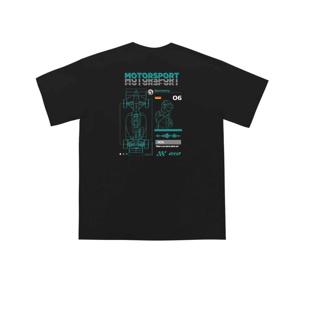 "MOTORSPORT"Oversized Tee - 3845
