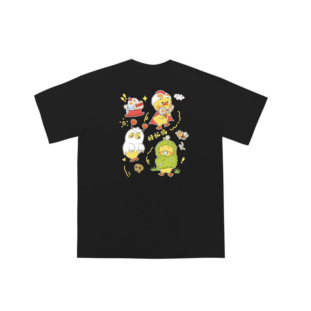 "BUSY DUCK" Oversized Tee - 3535