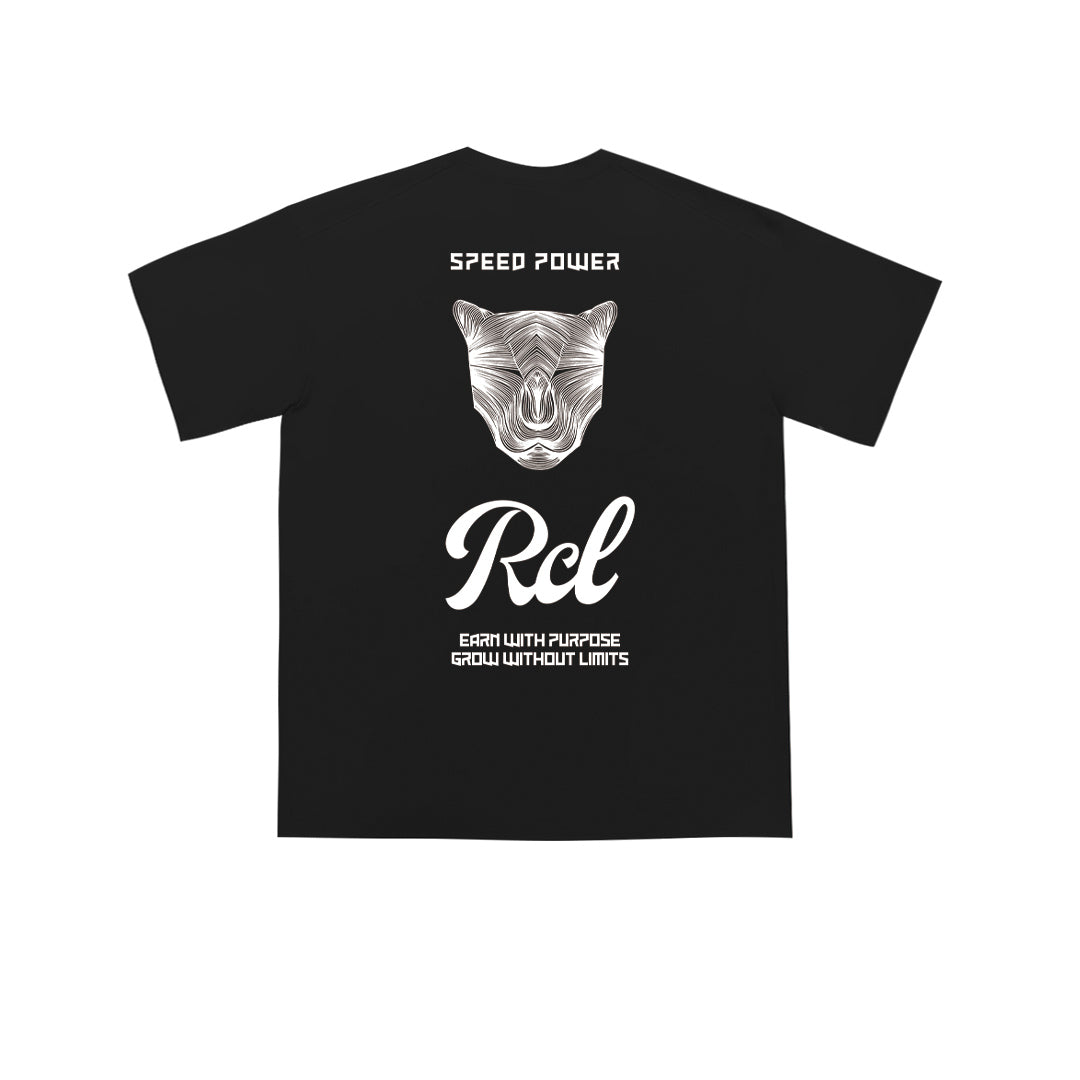 “SPEED POWER” Oversized Tee -3879