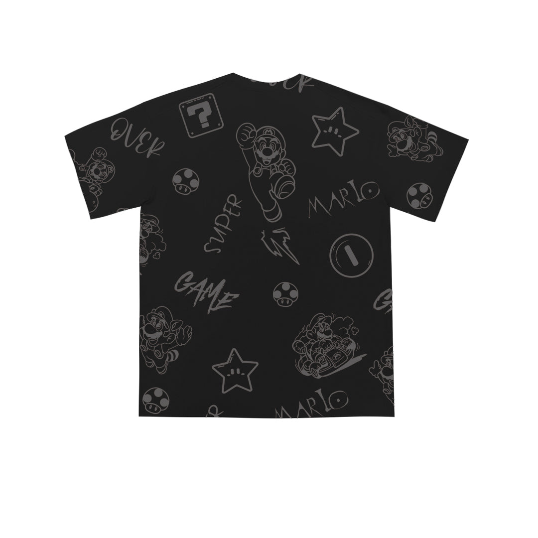 Graphic Oversized Tee -3721
