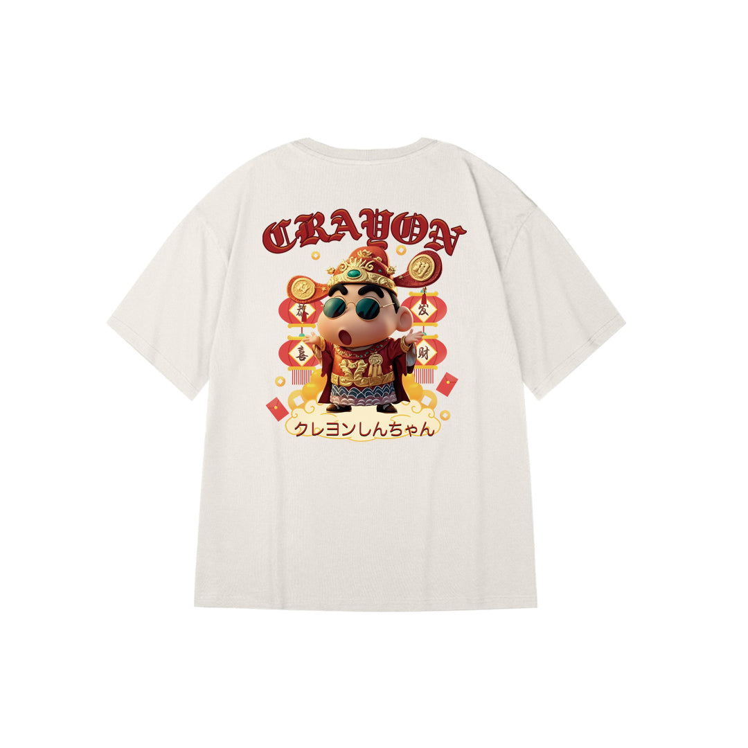 "Wealthy Crayon" Oversized Tee - 2545