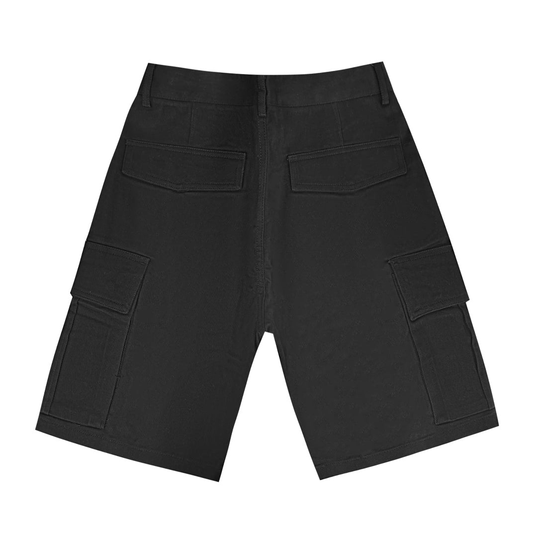 Slim Fit Chino Shorts (Black) 8056