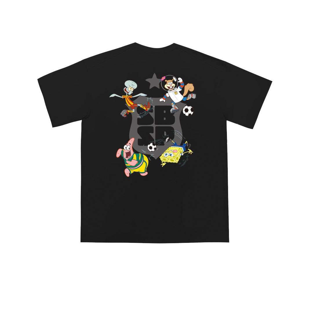 "SBSP PLAY FOOTBALL GAME" Oversized T-Shirt - 3731