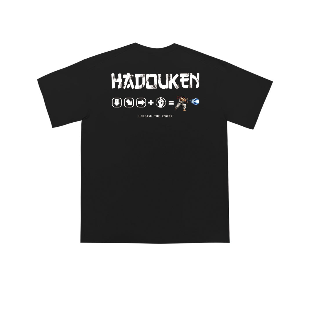 "HADOUKEN"Oversized Tee - 3858