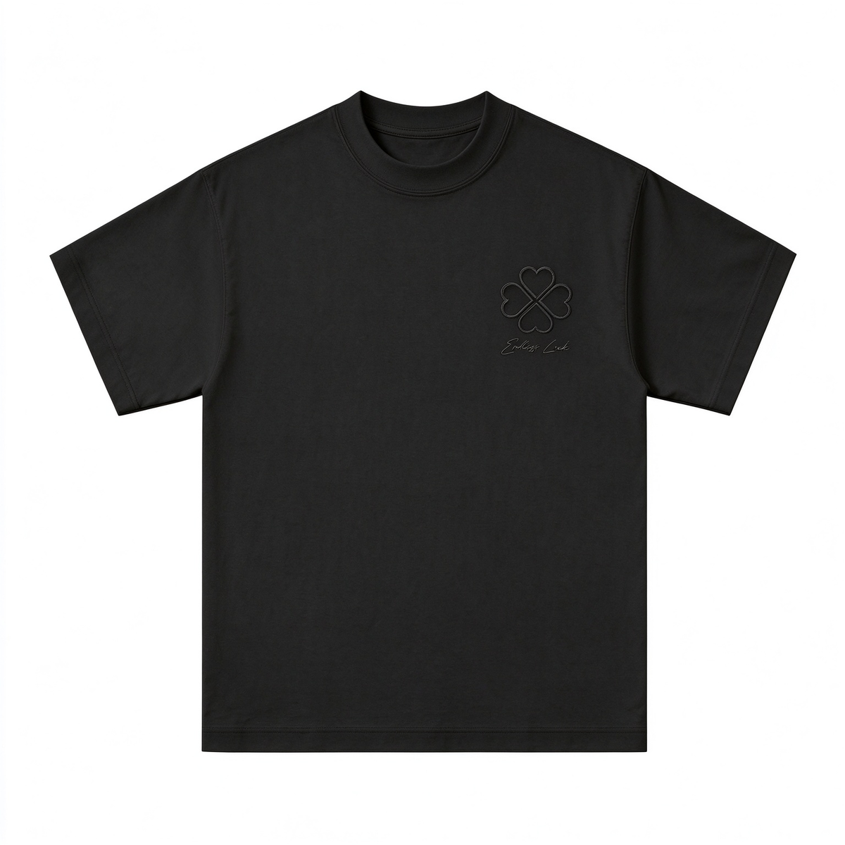 Clover embrodiery Oversized Tee - 3900