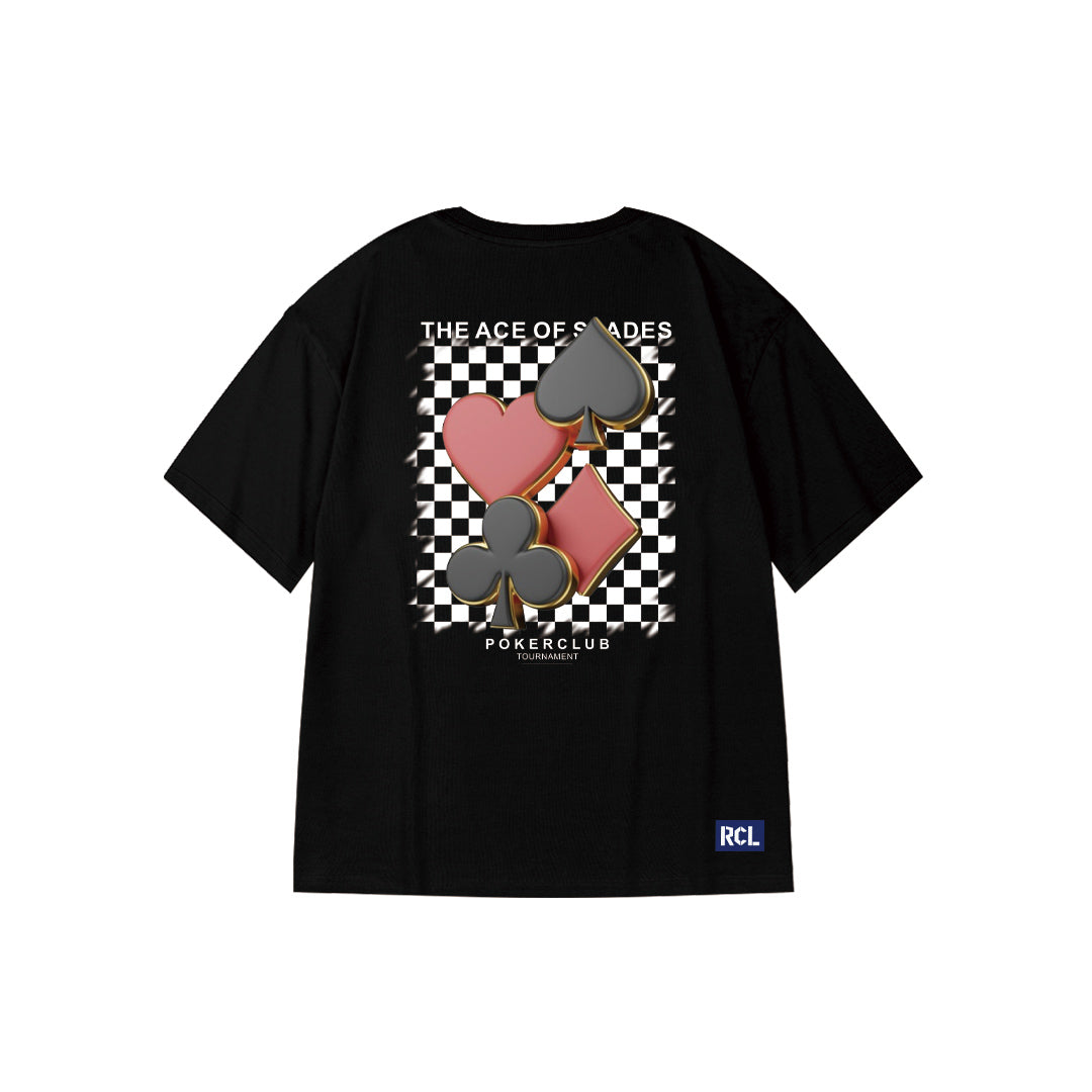 "Poker Club" Oversized Tee - 2505