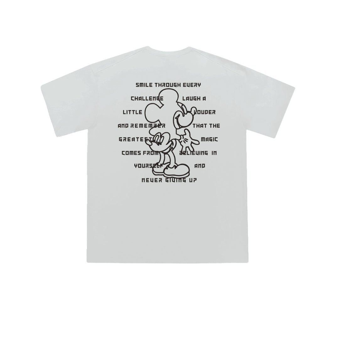 “Smile Through Every Challenge” Oversized Tee -3881