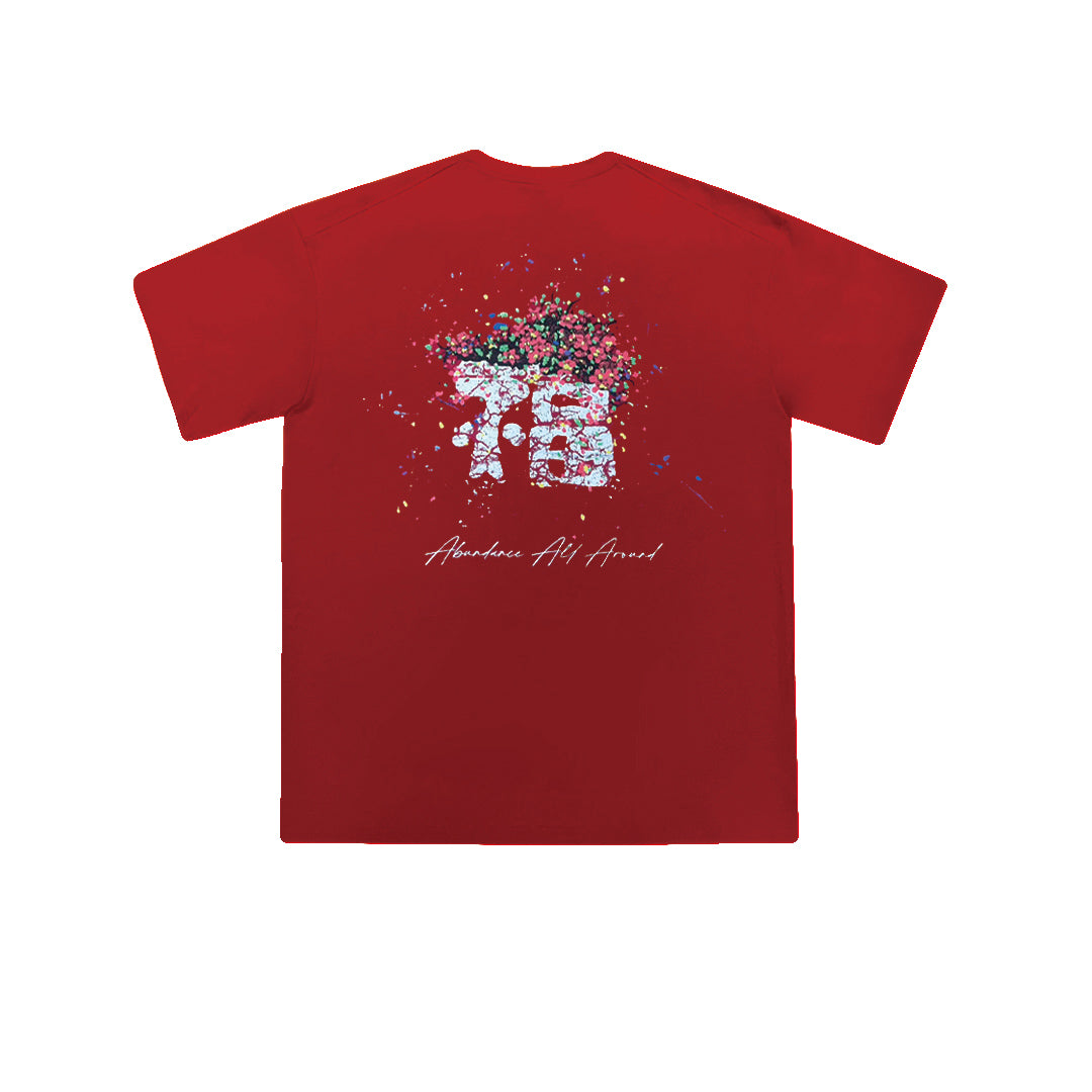 "Abundance all around" Oversized Tee - 3899